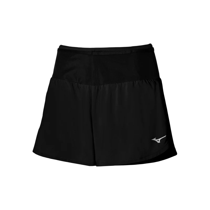 Multi Pocket Laufshorts Damen - schwarz,