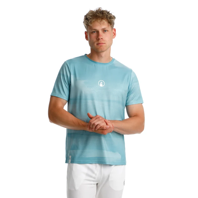 Create Receiver Wipe T-Shirt Herren-Hellblau,Weiß