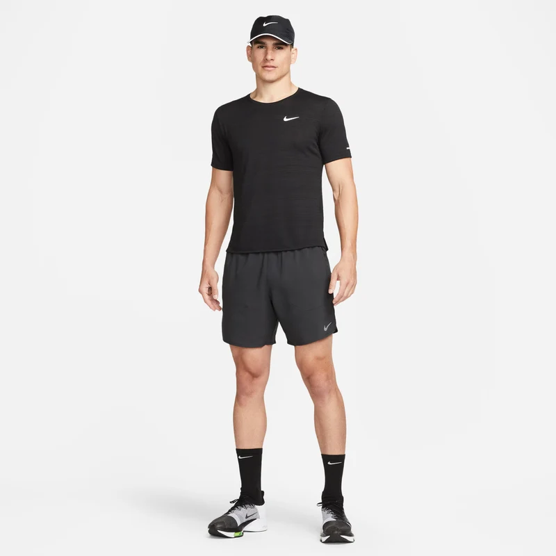 Dri-Fit Stride 7in Brief-Lined Shorts Herren-Schwarz
