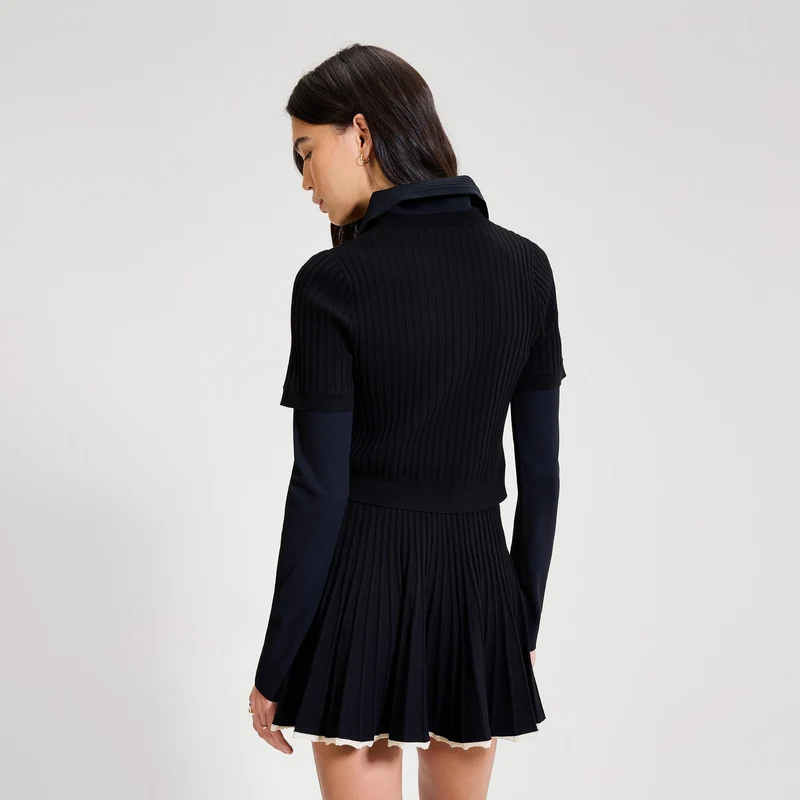 The Court T-Shirt Damen - schwarz
