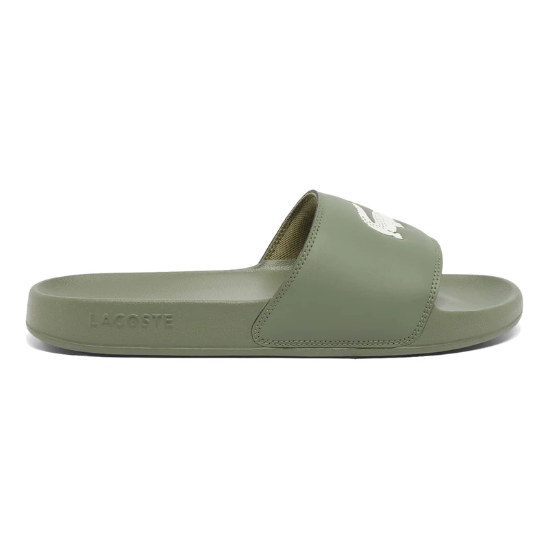 Serve Badelatschen Herren - khaki, weiß