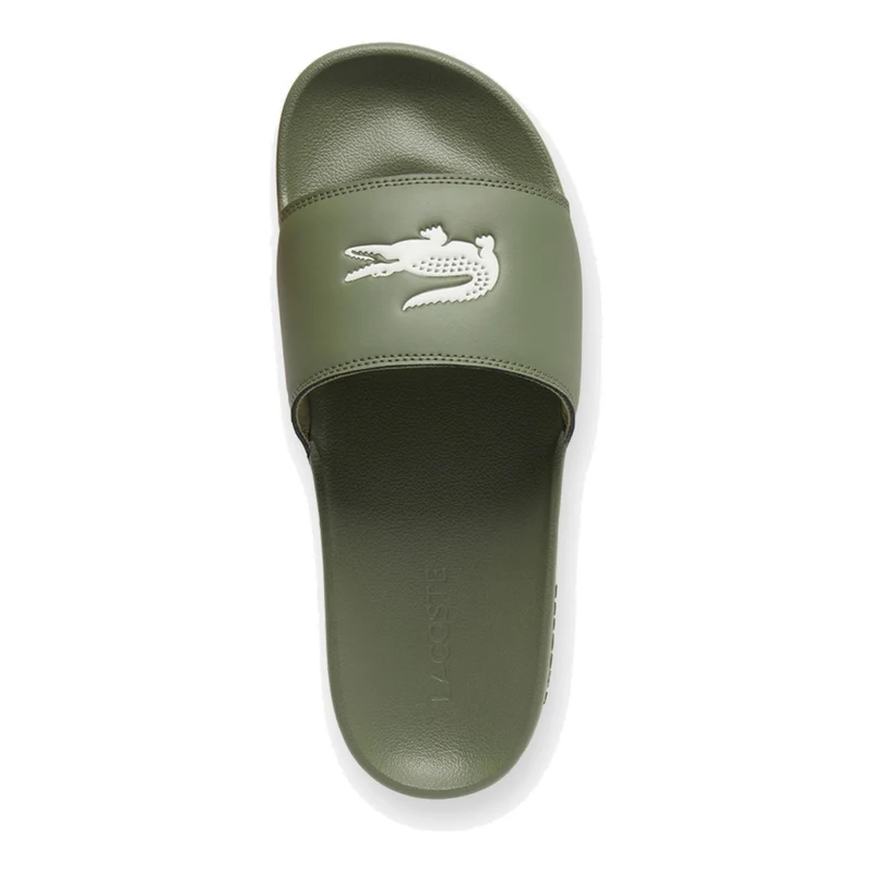Serve Badelatschen Herren - khaki, weiß
