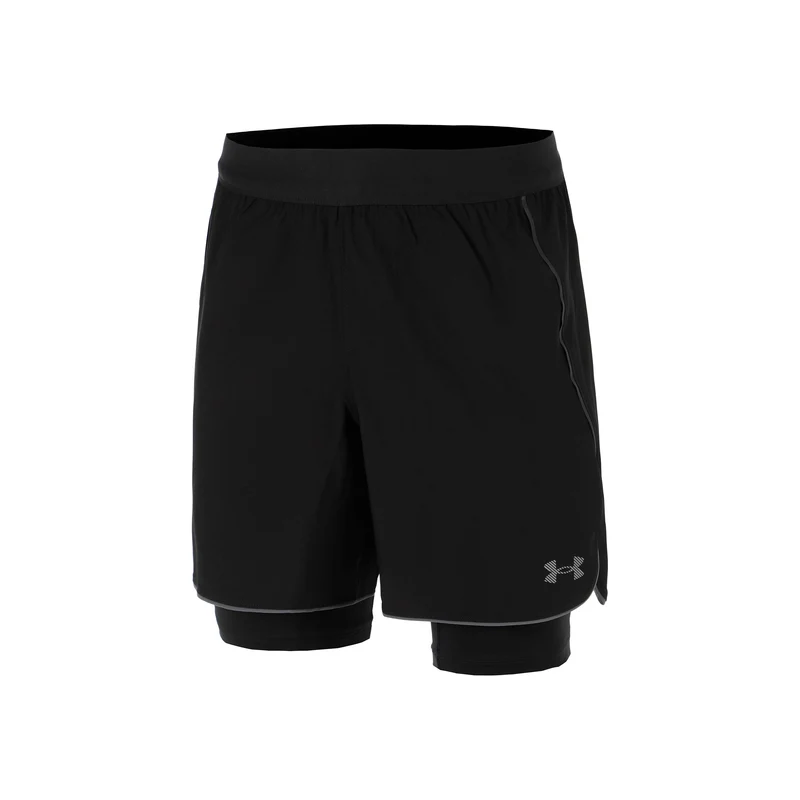 Velociti Pro 2-in-1 Laufshorts Herren-schwarz, silber