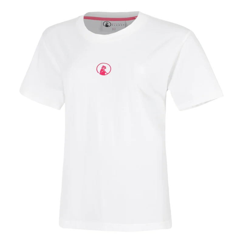 Create Wavy Boyfriend T-Shirt Damen-Weiß,Pink