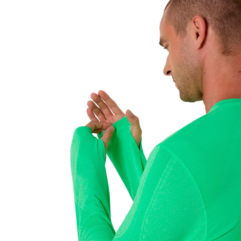 Road Seamless Laufshirt Herren - grün, grün