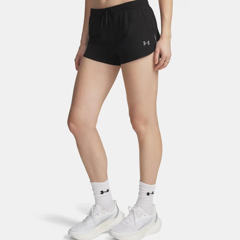 Velociti Pro 3in Laufshorts Damen - schwarz, silber