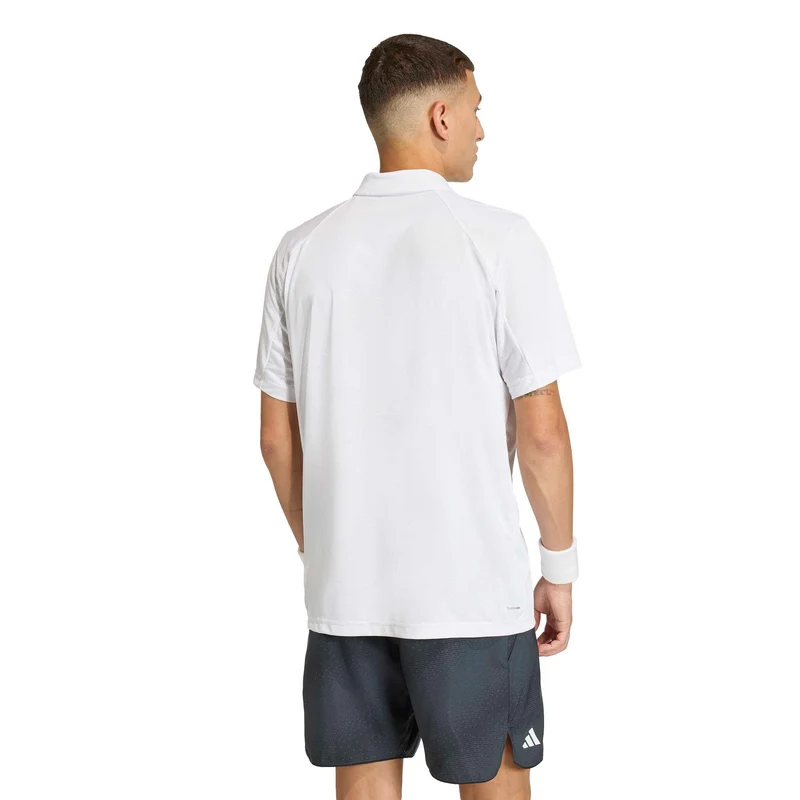Club Graphic Polo Herren-weiß