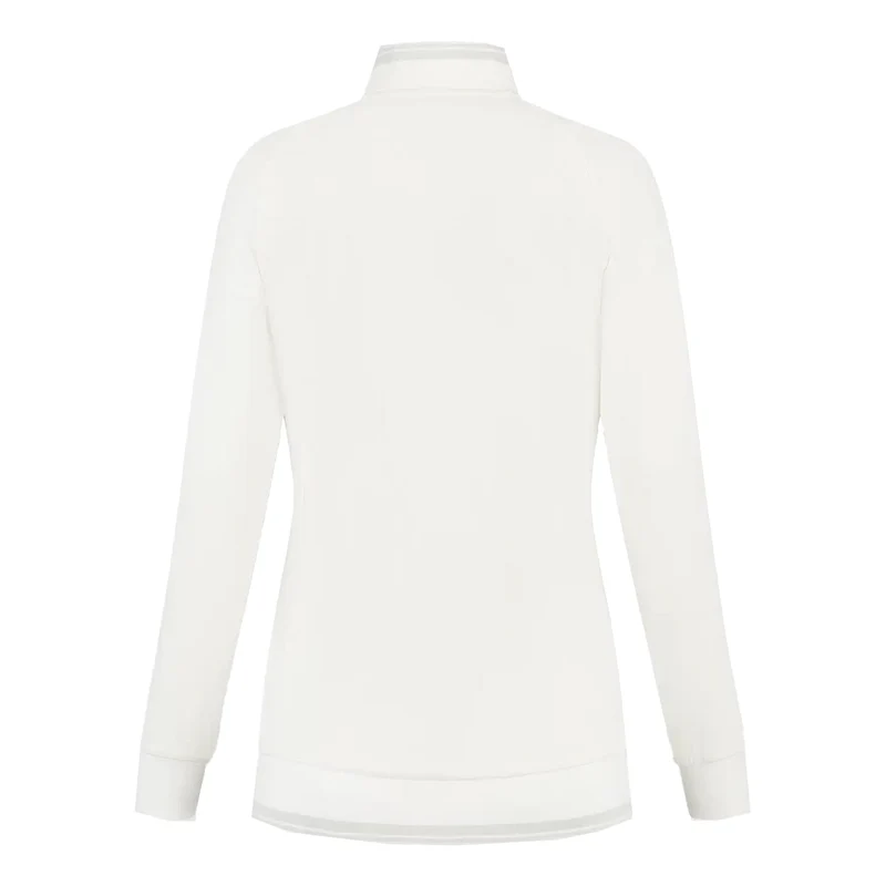 Club Knitted Trainingsjacke Damen-Weiß