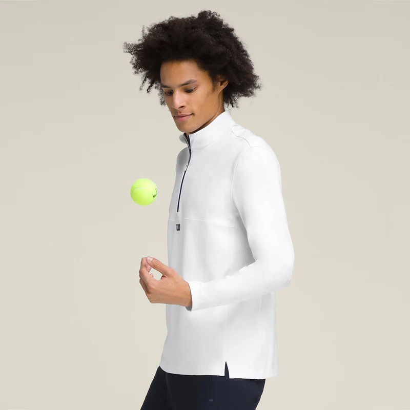 Elevate Performance Longsleeve Herren-Weiß