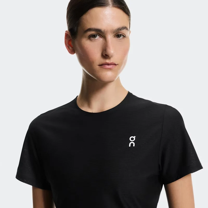 Court T-Shirt Damen - schwarz