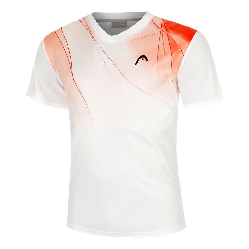 Topspin T-Shirt Herren-Weiß,Rot
