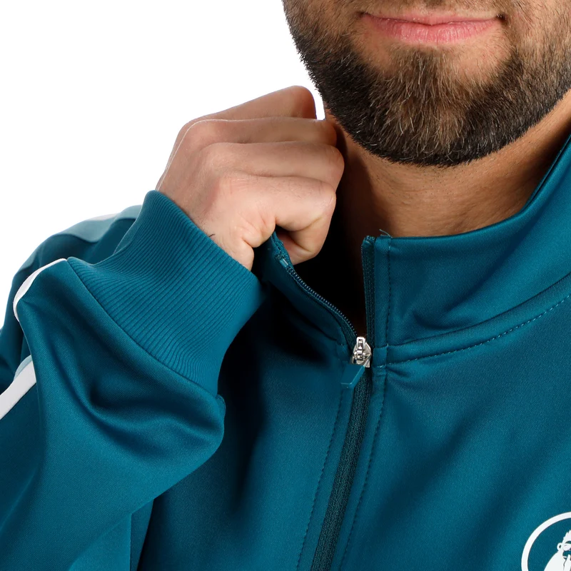 Create Stripes Trainingsjacke Herren-Petrol,Mehrfarbig
