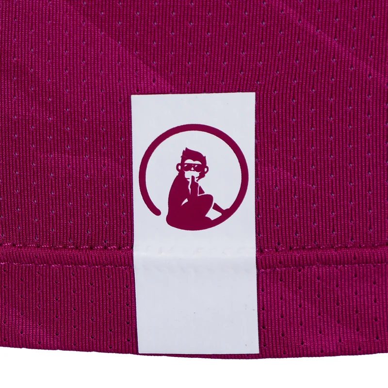 Receiver Embossed T-Shirt Herren-berry, weiß