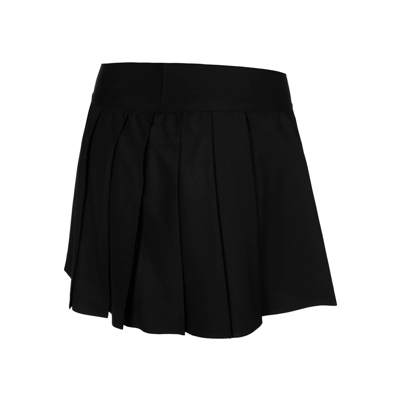 Court Pleated Rock Damen-Schwarz