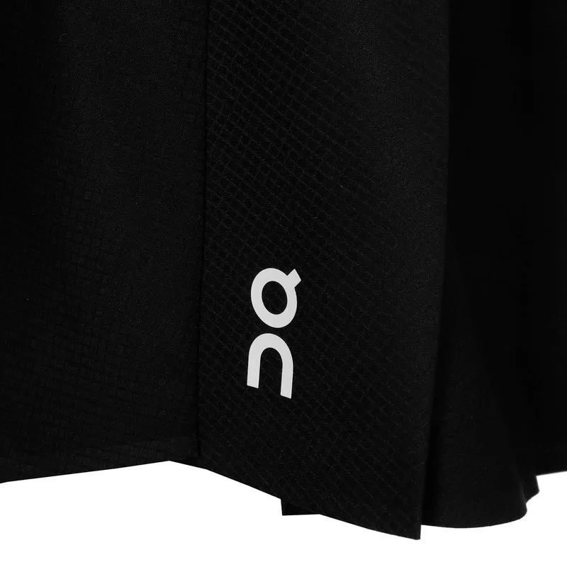 Court Pleated Rock Damen-Schwarz