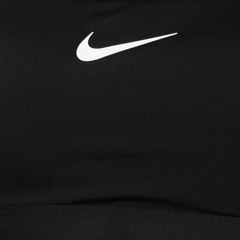 Swoosh Medium Sport-BH Damen-Schwarz
