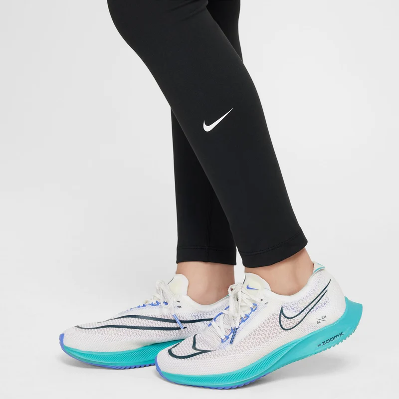 Dri-Fit One Tight Mädchen-Schwarz,Weiß