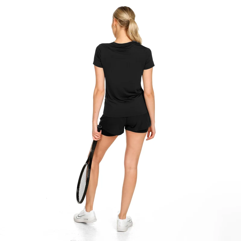 Retriever T-Shirt Damen-Schwarz