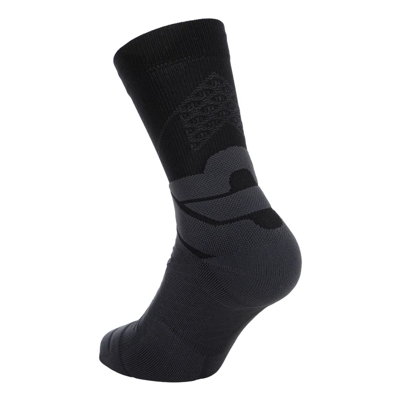 Run Performance Mid Cut Laufsocken Damen-schwarz