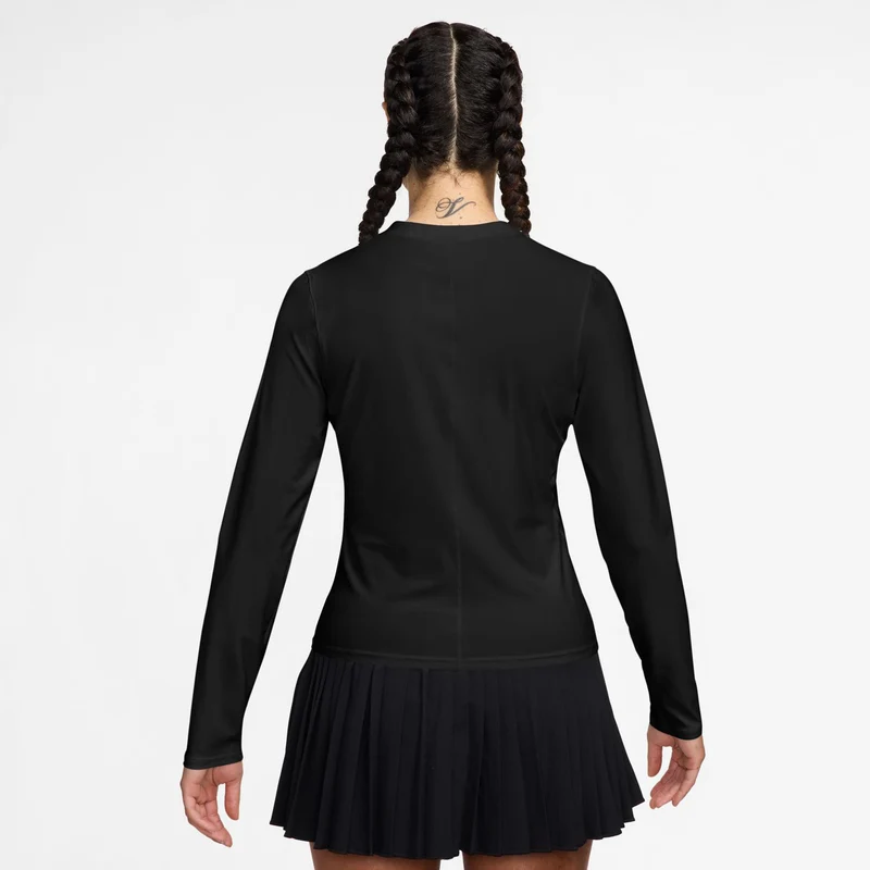 Court Dri-Fit Advantage Longsleeve Damen-Schwarz,Schwarz