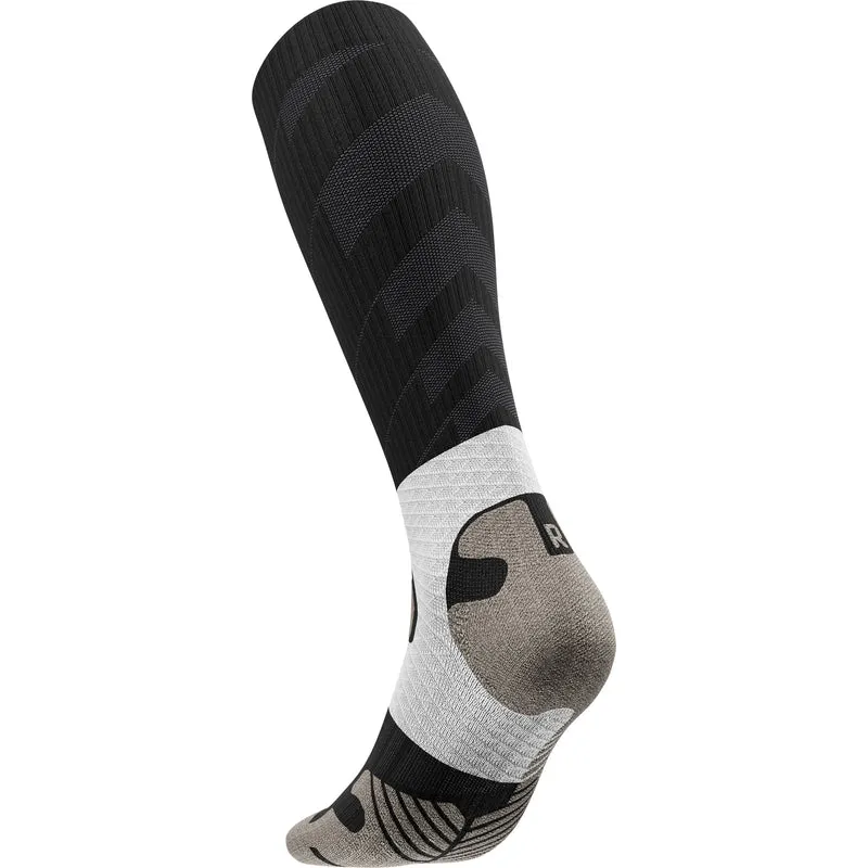 Trail Run Compression Kompressions-Socken Herren-Schwarz