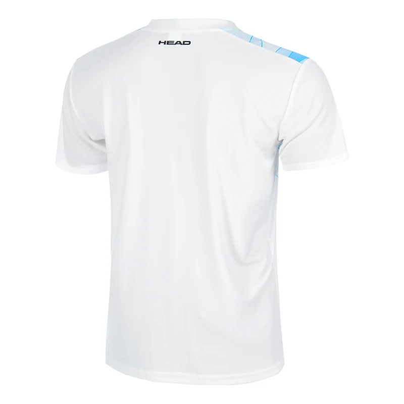 Topspin T-Shirt Herren-Weiß,Hellblau