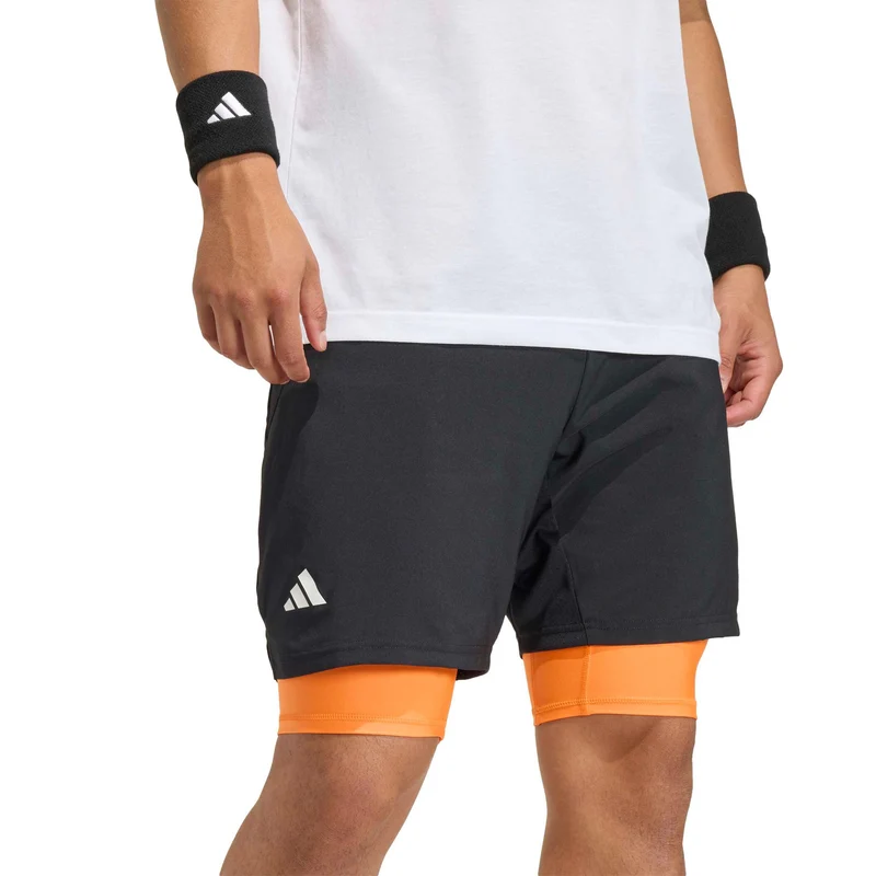 Club 2In1 Shorts Herren-schwarz, orange