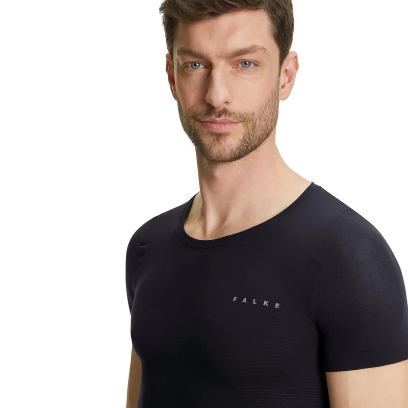 Regular Laufshirt Herren-Schwarz