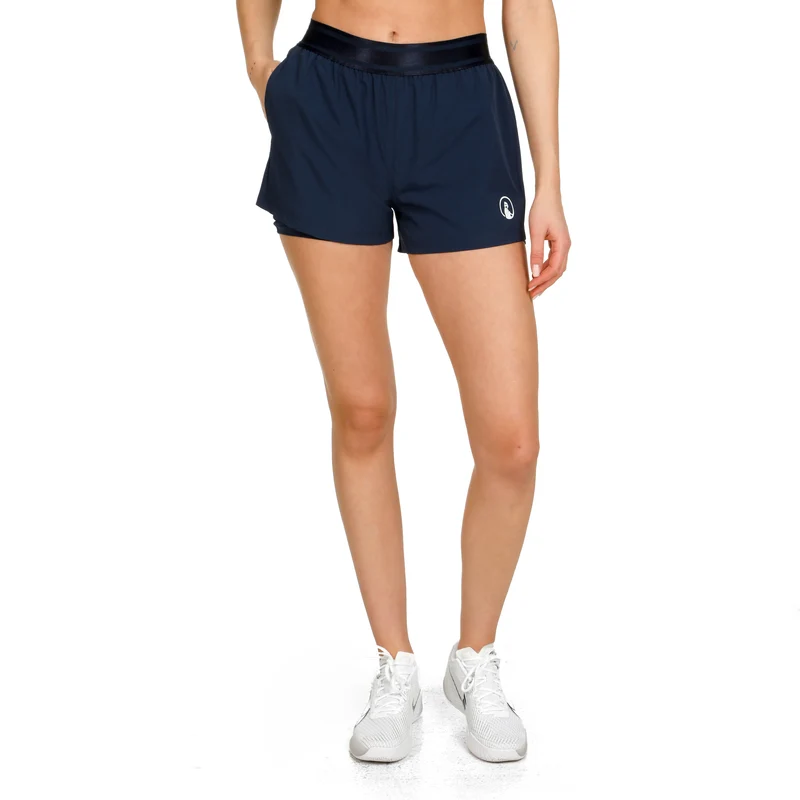 Point 2in1 Shorts Damen-Dunkelblau