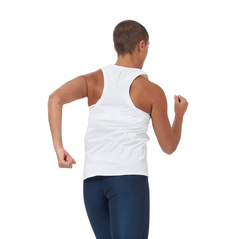 Crew Neck Chill-Tech Laufshirt Damen-Weiß