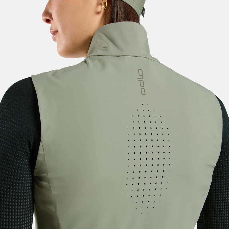 Zeroweight Warm Laufweste Damen - oliv