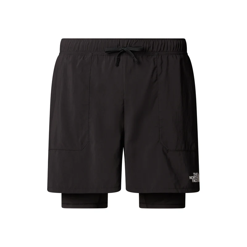 Sunriser 2in1 6in Laufshorts Herren-Schwarz