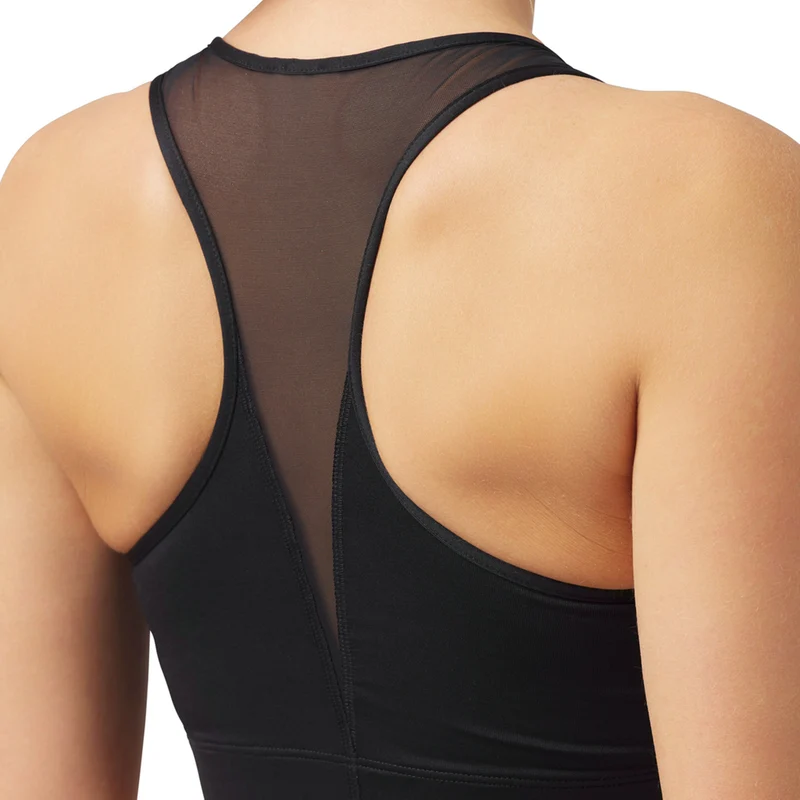 Essential Mesh Sport-BH Damen-Schwarz