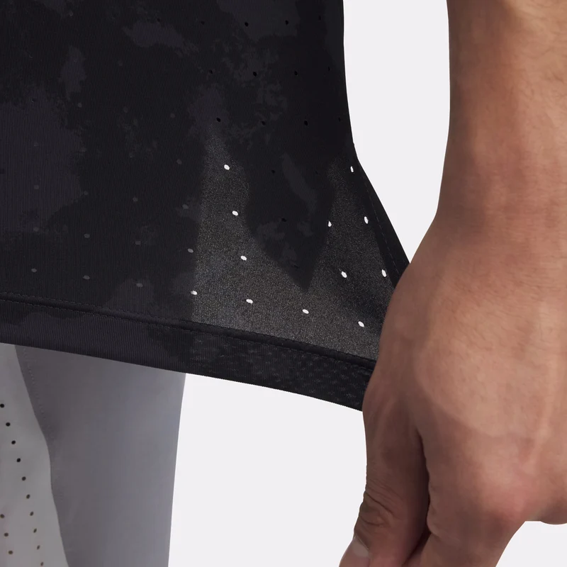 Launch Elite Print Laufshirt Herren-Anthrazit,Schwarz