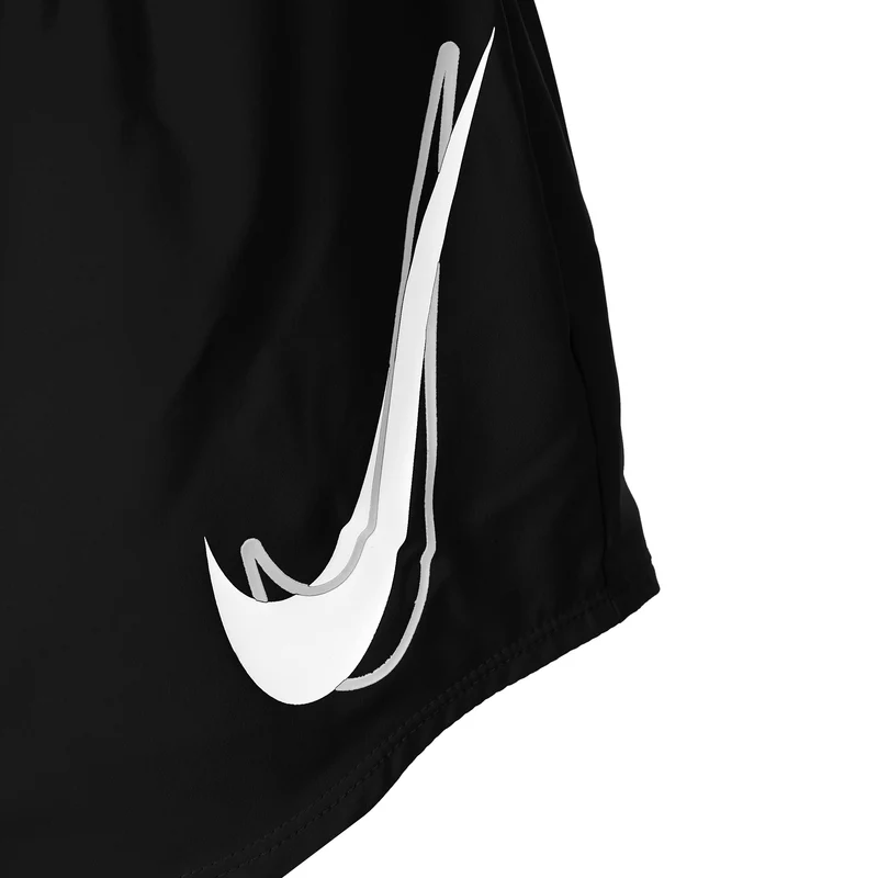 Swoosh Laufshorts Damen-Schwarz