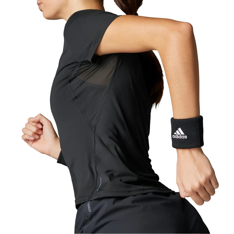 Adizero Essentials Laufshirt Damen-Schwarz