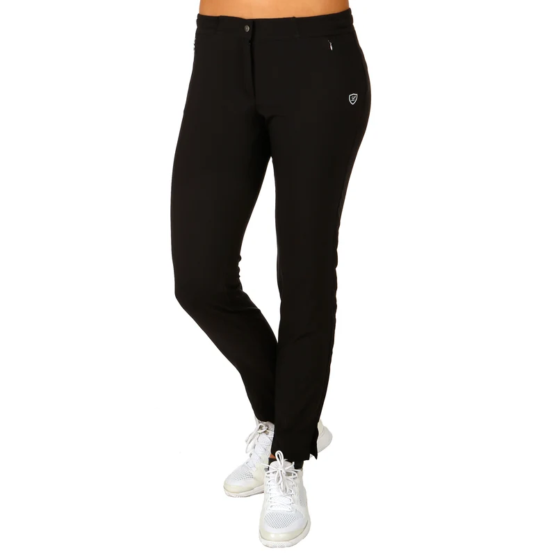 Lilly Trainingshose Damen - schwarz, silber