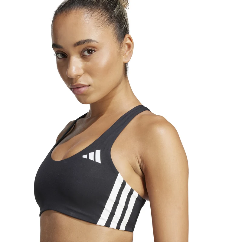 Adizero Medium Support Sport-BH Damen-Schwarz