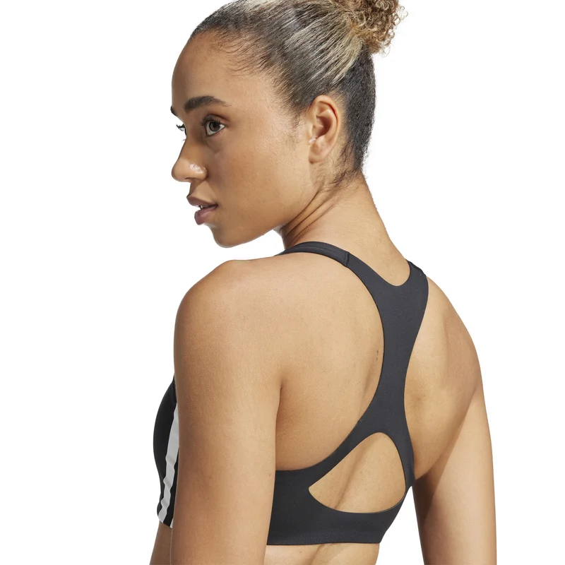 Adizero Medium Support Sport-BH Damen-Schwarz