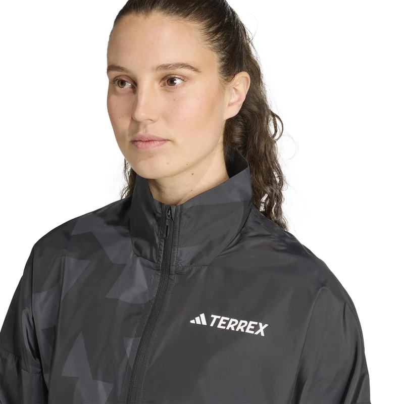 Terrex MT Wind Laufjacke Damen-Schwarz,Grau