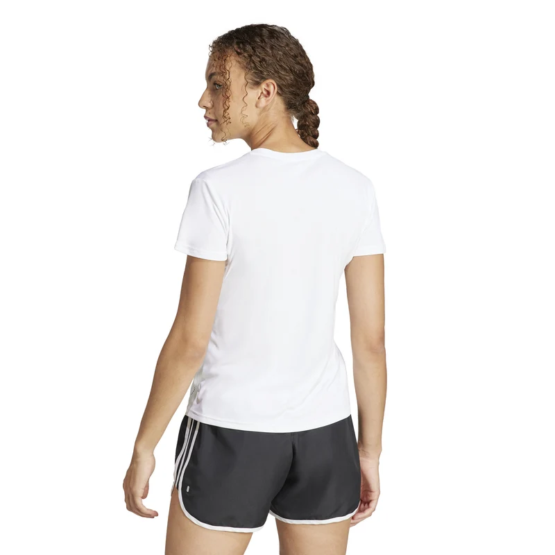 Adizero Essential Laufshirt Damen-Weiß