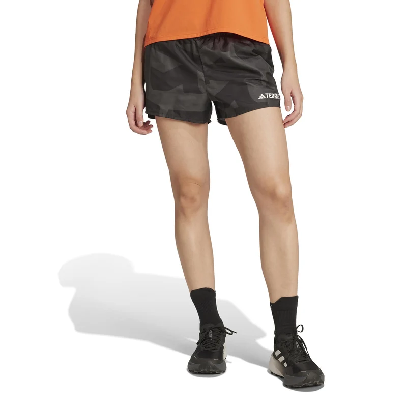 Terrex MT Light 3in Laufshorts Damen-Schwarz,Grau