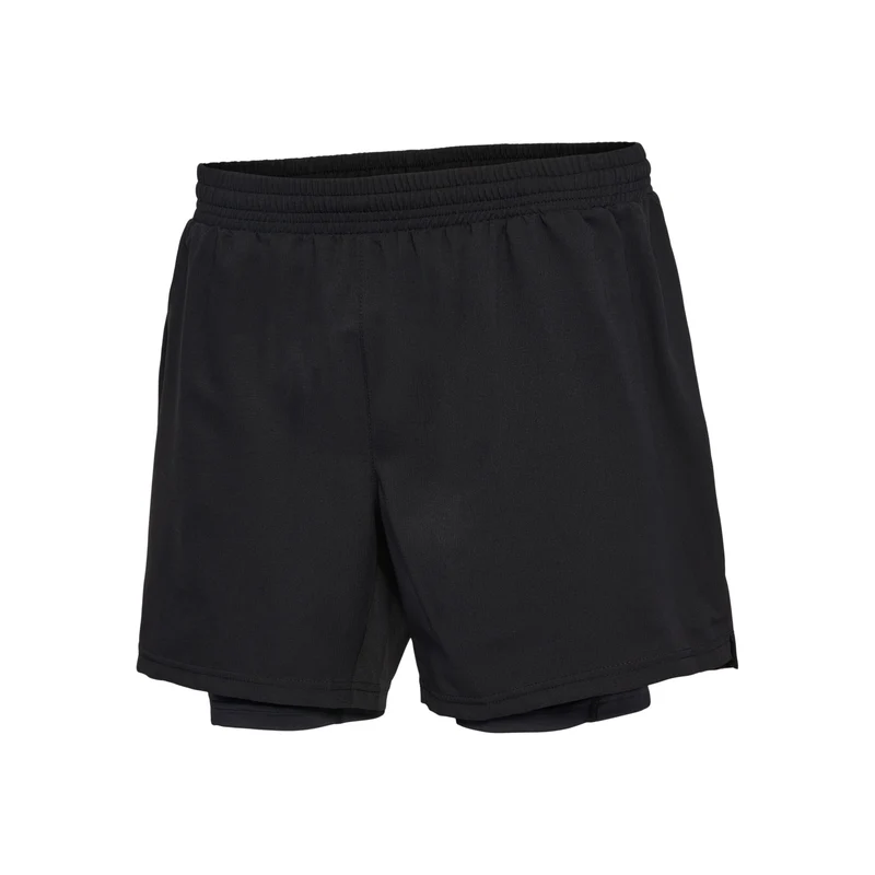 Dallas 2in1 Shorts Herren-Schwarz