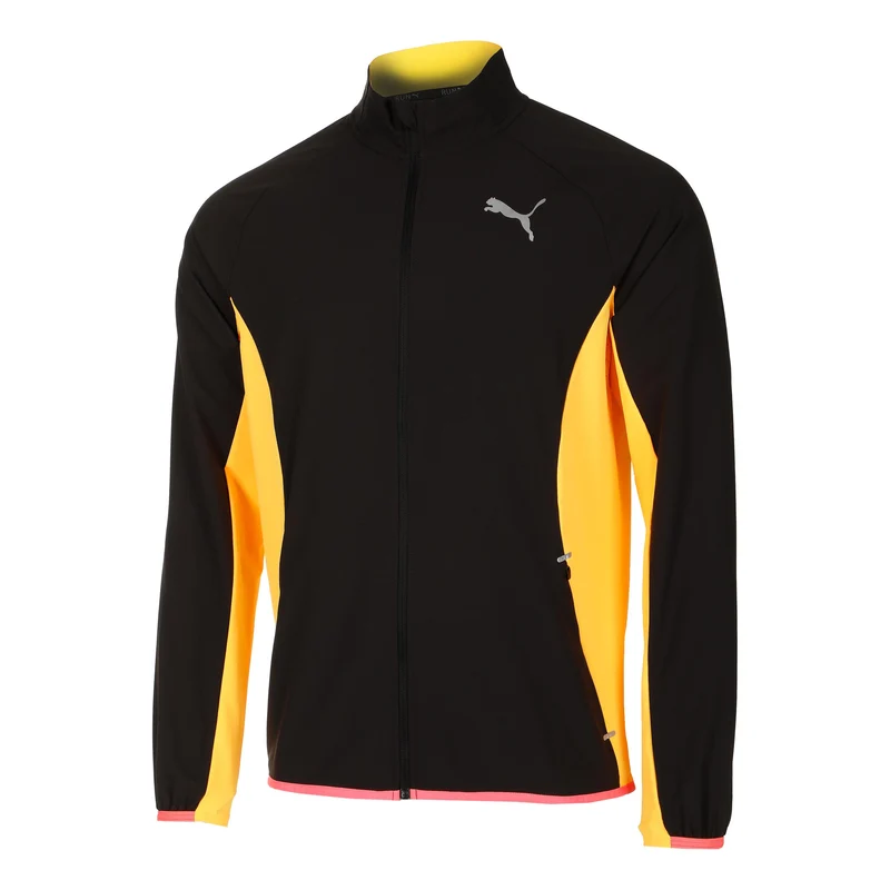 Run Elite Ultraweave Laufjacke Herren - schwarz, orange