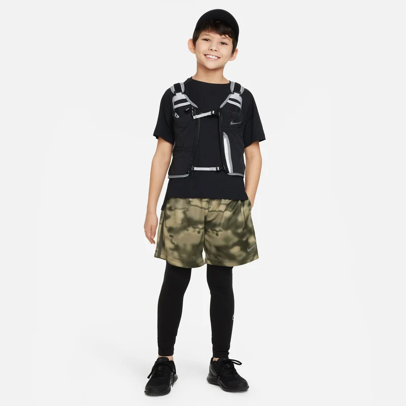 Dri-Fit Multi Tech Laufshirt Jungen-Schwarz