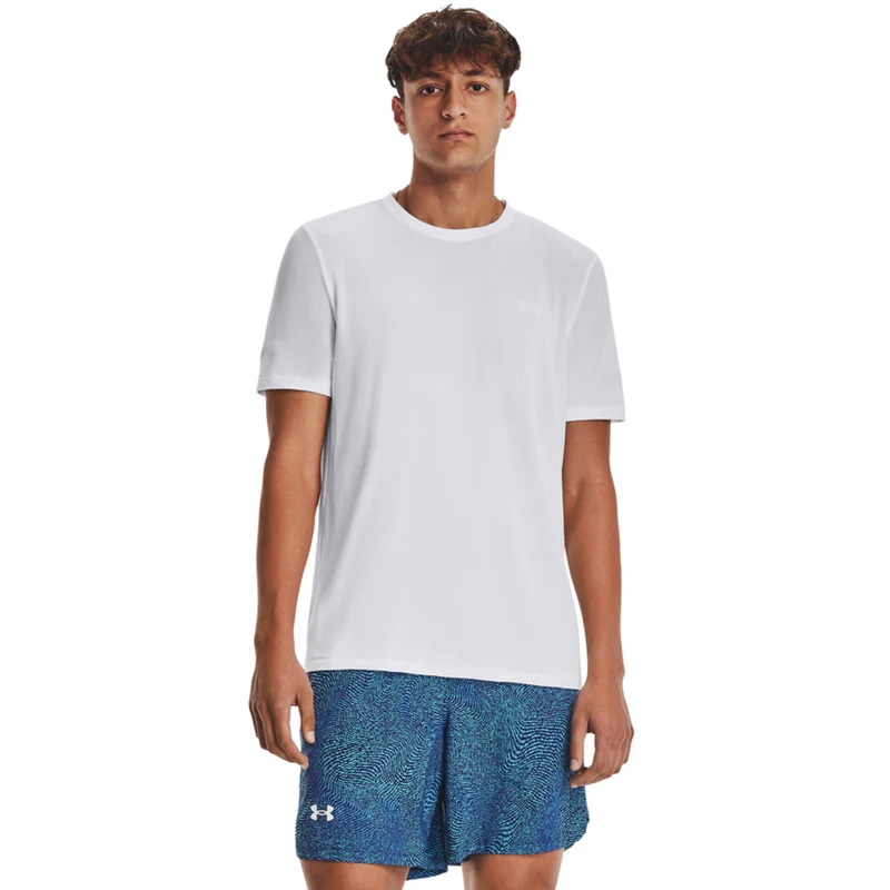 Seamless Stride Laufshirt Herren-Weiß