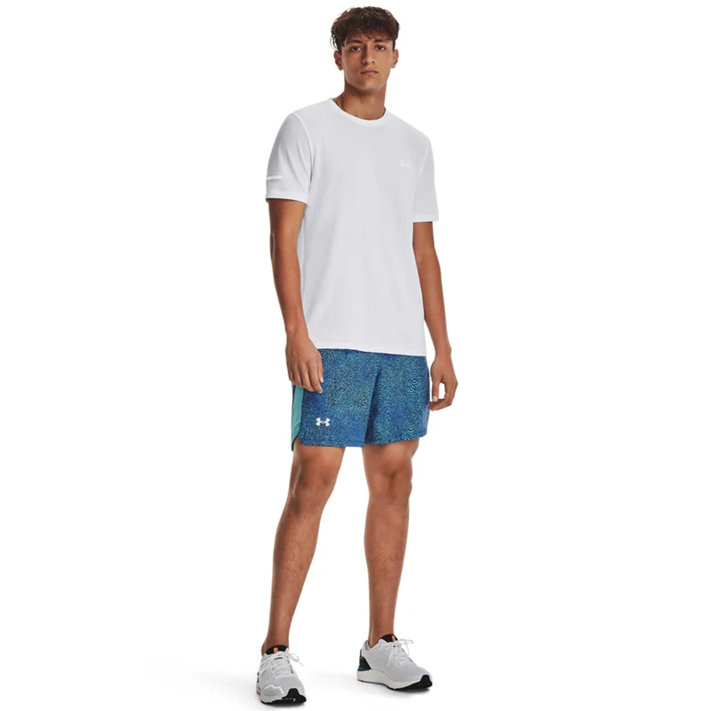 Seamless Stride Laufshirt Herren-Weiß