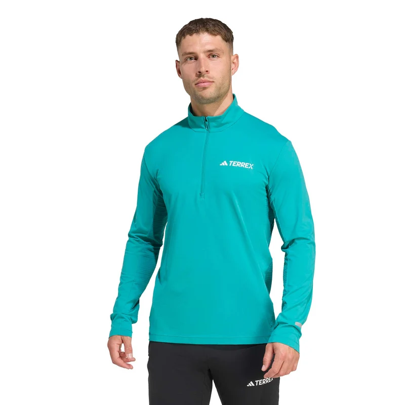 Terrex XPR Half-Zip Laufshirt Herren-Grün