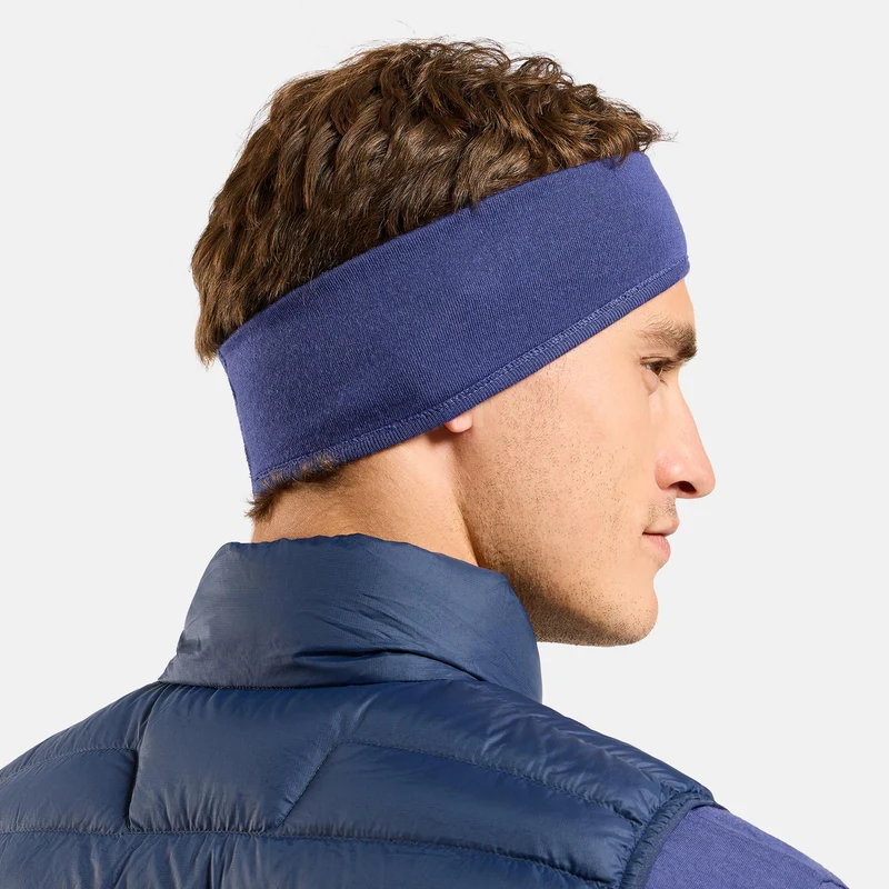 Merino Warm Stirnband Unisex - blau
