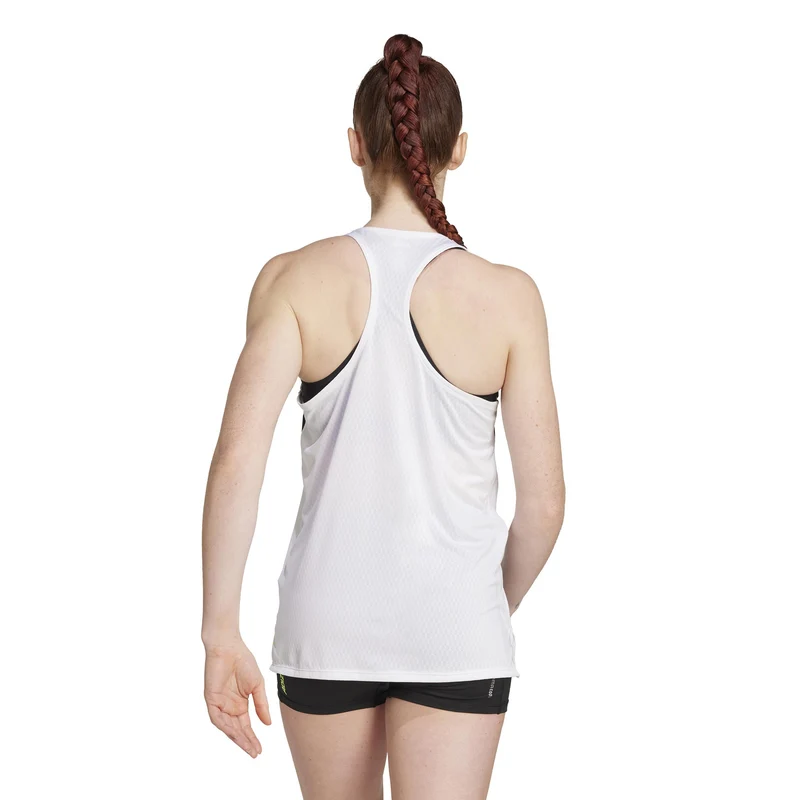 Adizero Archive Singlet Laufshirt Damen-Weiß